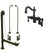 Oil Rubbed Bronze Wall Mount Clawfoot Tub Faucet Package w Drain Supplies Stops CC1081T5system