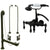 Oil Rubbed Bronze Wall Mount Clawfoot Bath Tub Faucet w Hand Shower Package CC19T5system