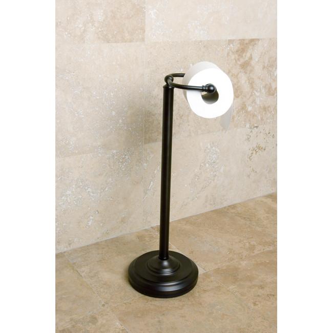 Kingston Brass Continental CC2038 Freestanding Toilet Paper Holder with Roll  Storage