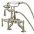 Kingston Satin Nickel Deck Mount Clawfoot Tub Faucet w hand shower CC2007T8