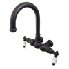 Kingston Brass Oil Rubbed Bronze Wall Mount Clawfoot Tub Faucet CC3003T5