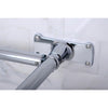 Kingston Brass Chrome Shower Enclosure D-Type Shower Rod CC3131