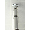 Kingston Brass Chrome Vintage Adjustable Hotel Curved Shower Rod CC3171