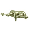 Kingston Brass Satin Nickel Wall Mount Clawfoot Tub Faucet CC41T8