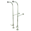 Kingston Brass Chrome Freestanding Bath tub Supply Lines with Stops CC451HCL