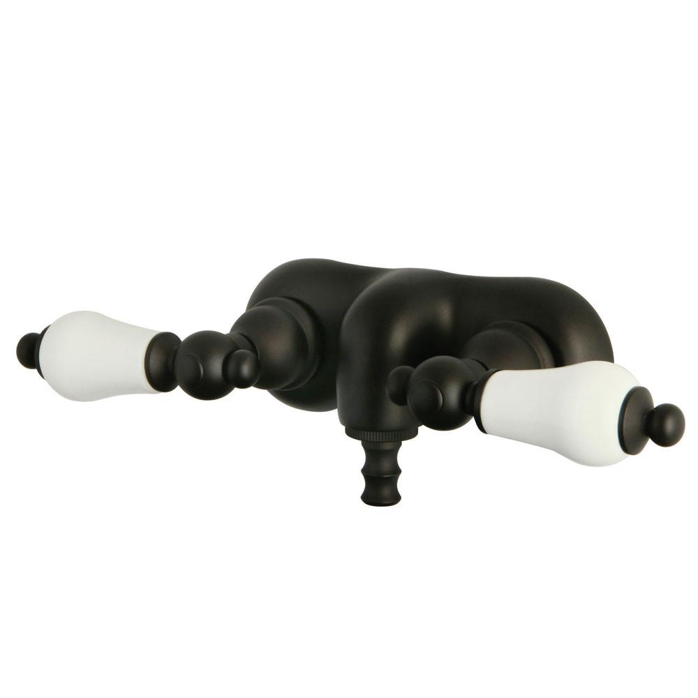 Kingston Brass Oil Rubbed Bronze Wall Mount Clawfoot Tub Faucet CC45T5