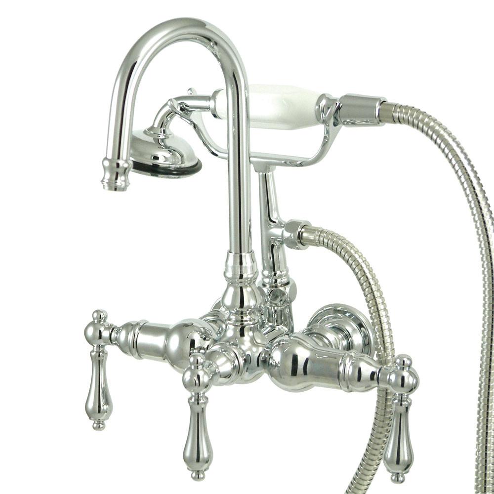 Kingston Brass CC2081 Vintage Polished Chrome Clawfoot Tub Waste and Overflow Drain