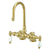 Kingston Brass Polished Brass Deck Mount Clawfoot Tub Filler Faucet CC95T2