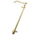 Kingston Brass Polished Brass 60" Add on Shower with 12" Shower Arm CCR6122