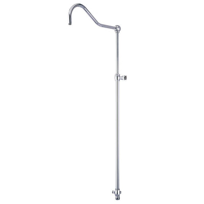 Kingston Brass Chrome 60" Add on Shower with 17" Shower Arm CCR6171