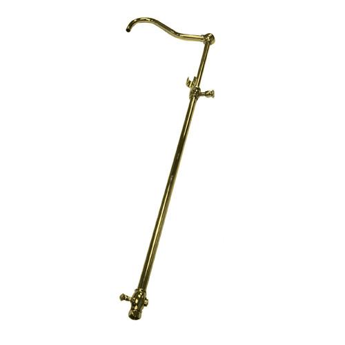 Kingston Brass Polished Brass 60" Add on Shower with 17" Shower Arm CCR6172