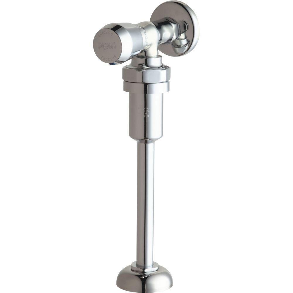 Chicago Faucets 732-VB665PSHCP Angle Urinal Metering Fitting, Chrome 461601