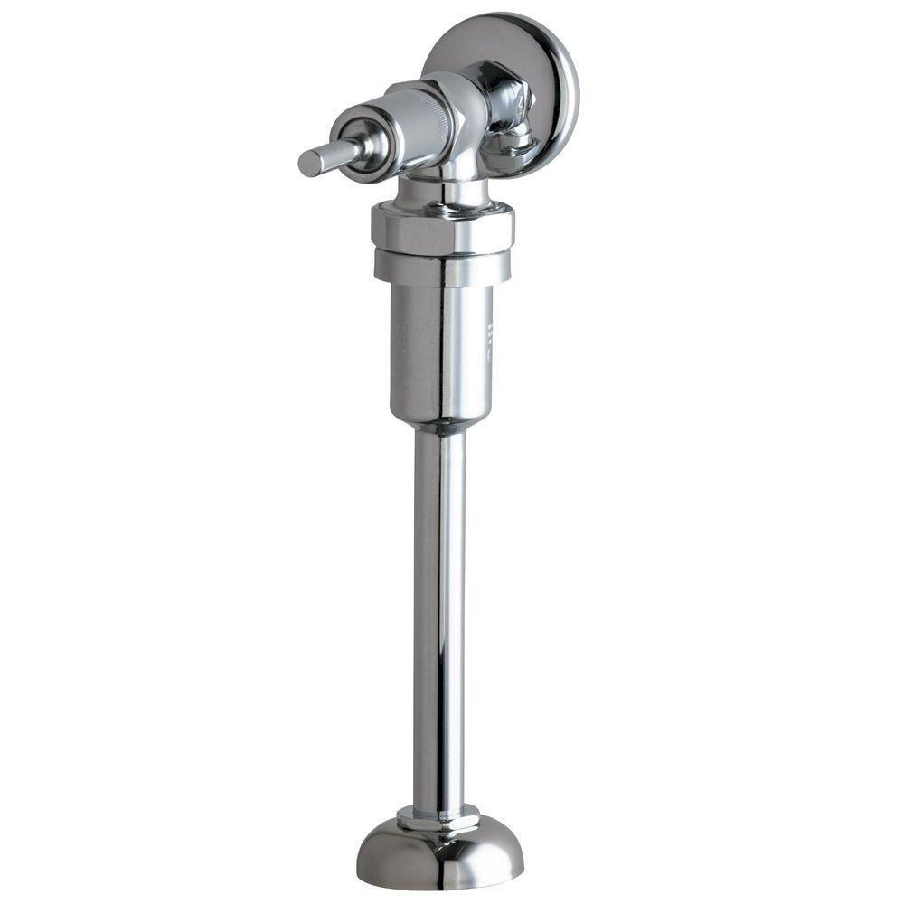 Chicago Faucets 732-OHVBCP Angle Urinal Metering Fitting, Chrome 852670
