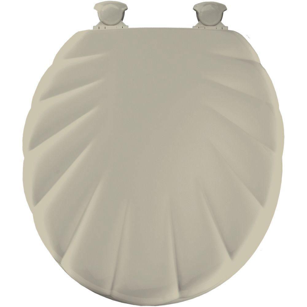 Mayfair Round Closed Front Toilet Seat in Bone 26008