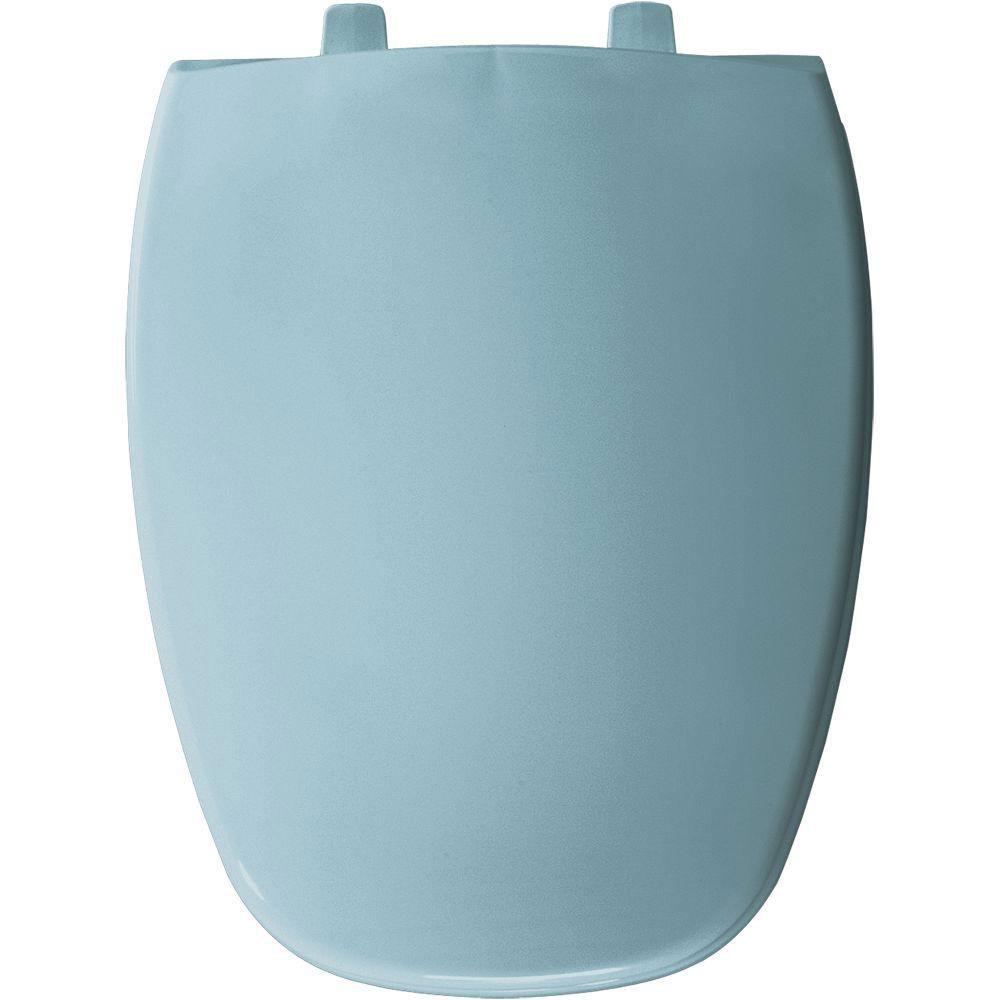 Bemis Elongated Closed Front Toilet Seat in Twilight Blue 309989