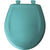 Bemis Slow Close STA-TITE Round Closed Front Toilet Seat in Classic Turquoise 385657