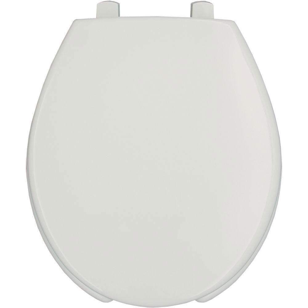 Bemis STA-TITE Round Open Front Toilet Seat in White 463098