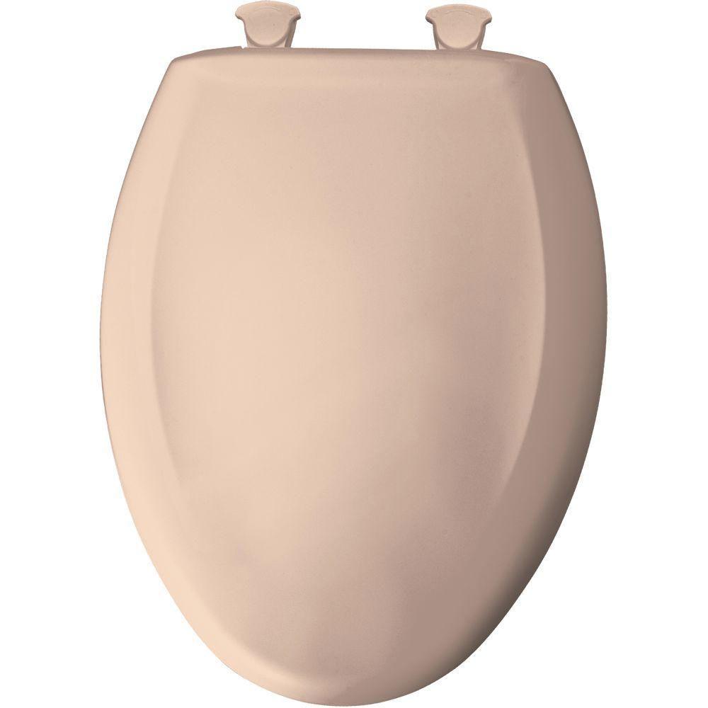 Bemis Slow Close STA-TITE Elongated Closed Front Toilet Seat in Desert Bloom 463297