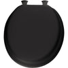 Bemis Lift-Off Soft Round Closed Front Toilet Seat in Black 506069