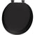 Bemis Lift-Off Soft Round Closed Front Toilet Seat in Black 506069