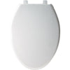 Bemis Just-Lift Elongated Closed Front Toilet Seat in White 509950