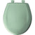 Bemis Whisper Close Round Closed Front Toilet Seat in Sea Green 529676
