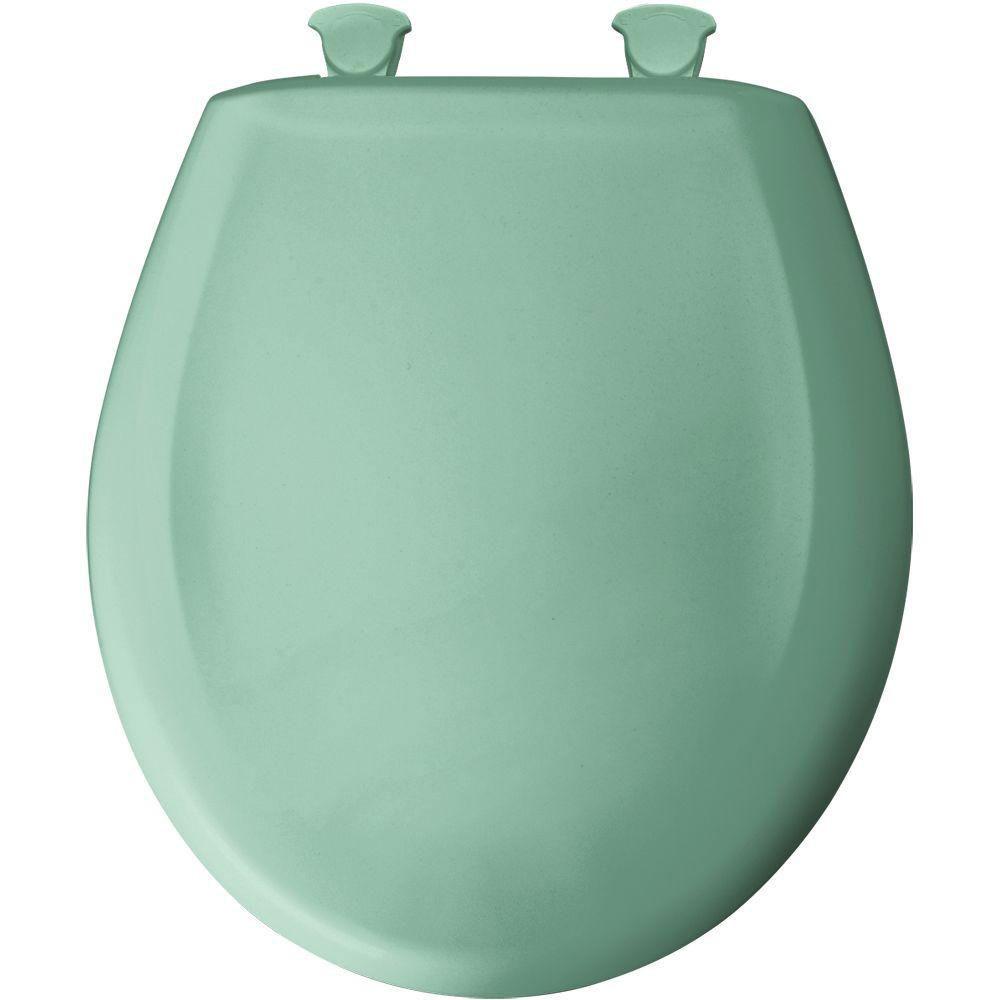 Bemis Round Closed Front Toilet Seat in Ming Green 529704