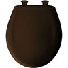 Bemis Round Closed Front Toilet Seat in Americana Brown 529705