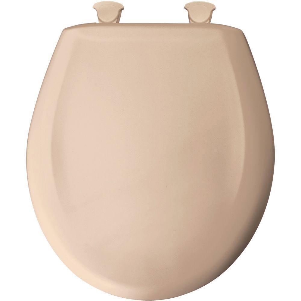 Bemis Round Closed Front Toilet Seat in Candlelight 529710