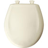 Bemis Slow Close STA-TITE Round Closed Front Toilet Seat in Biscuit 529721