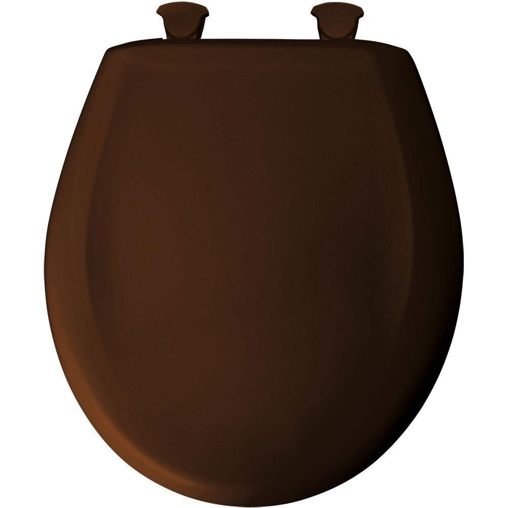 Bemis Round Closed Front Toilet Seat in Swiss Chocolate 529722
