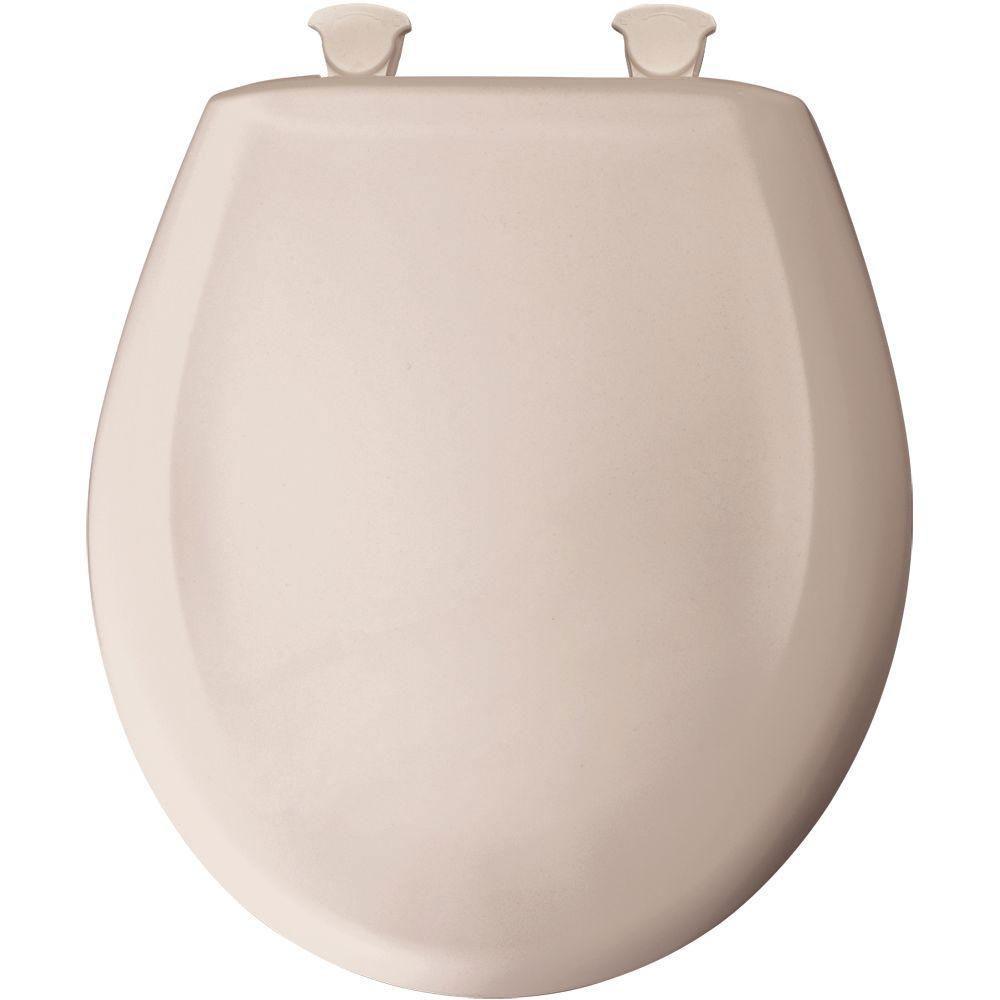 Bemis Round Closed Front Toilet Seat in Shell 529724