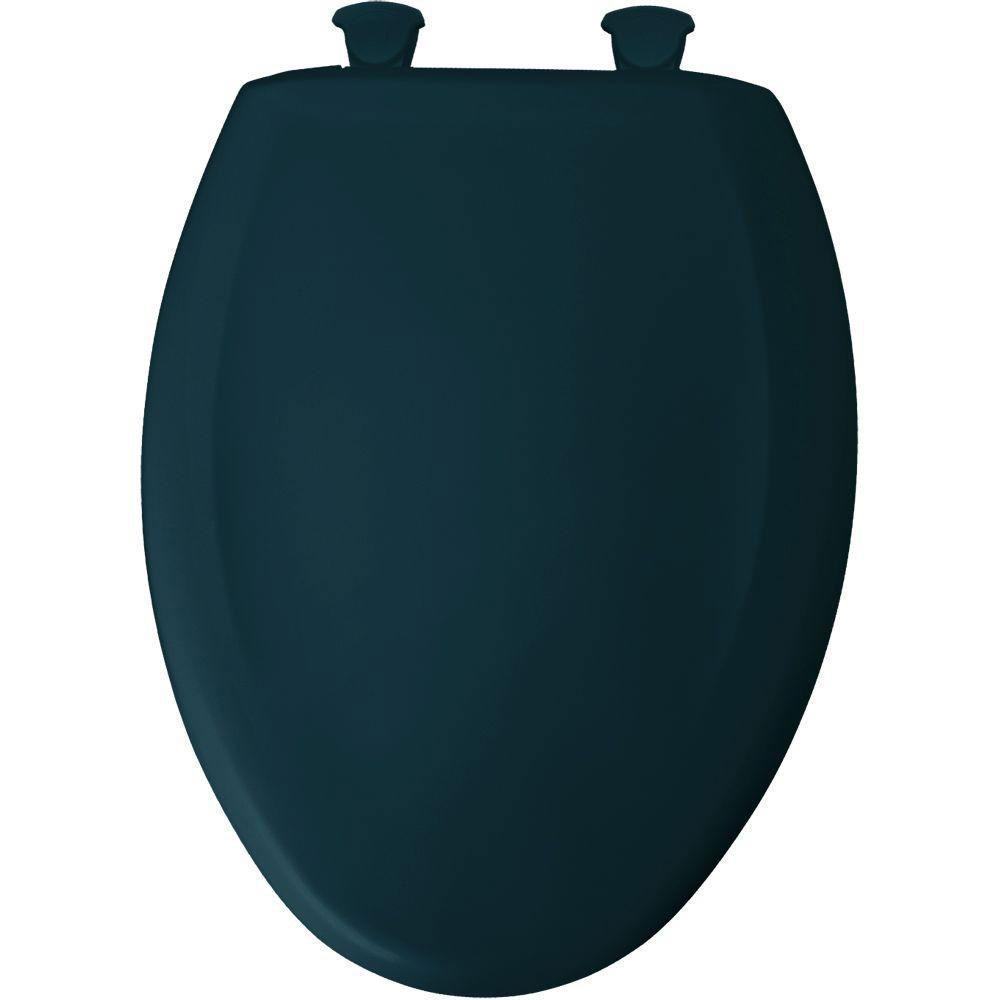 Bemis Slow Close STA-TITE Elongated Closed Front Toilet Seat in Verde Green 529798