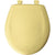 Bemis Slow Close STA-TITE Round Closed Front Toilet Seat in Creamy Yellow 585649
