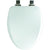 Bemis Slow Close Elongated Closed Front Toilet Seat in White 590106