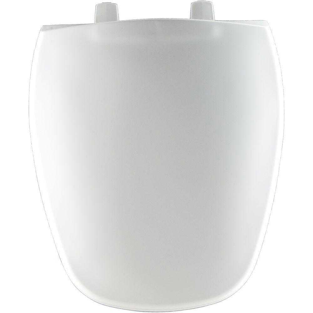 Bemis Round Closed Front Toilet Seat in White 69852