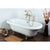 67" Clawfoot Tub w Freestanding Polished Brass Tub Filler Hardware Package CTP54