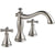 Delta Cassidy Stainless Steel Finish 3-Hole Roman Tub Filler Faucet INCLUDES Valve and Cross Handles D1081V