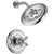 Delta Cassidy Chrome Finish 14 Series Shower Only Faucet INCLUDES Rough-in Valve and Single Cross Handle D1224V