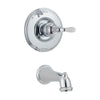 Delta Victorian Monitor 14 Series Chrome Finish Wall Mounted Tub Only Faucet INCLUDES Rough-in Valve with Stops and White Lever Handle D1243V