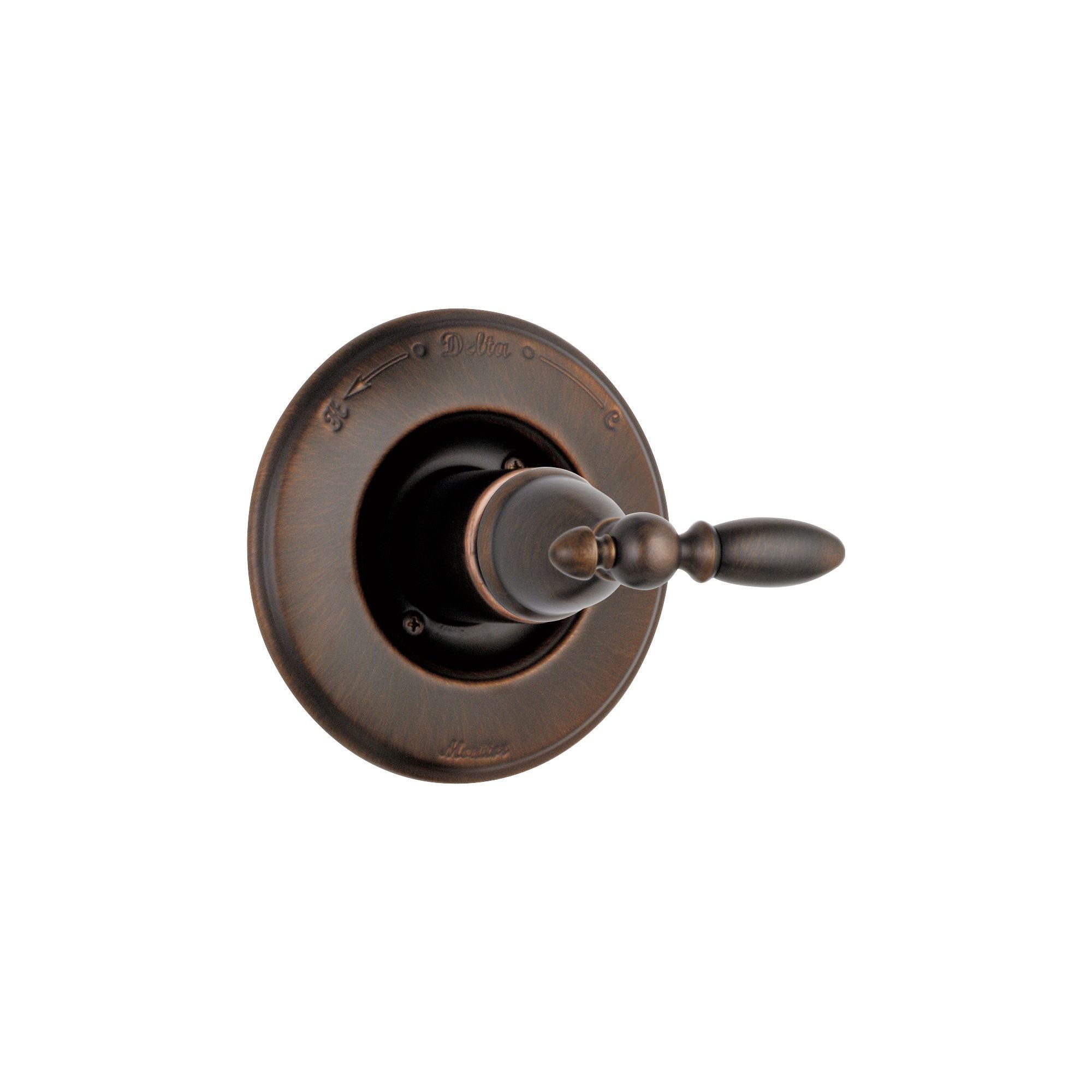 Delta Victorian Monitor 14 Series Venetian Bronze Finish Pressure Balanced Shower Faucet Control INCLUDES Rough-in Valve and Single Lever Handle D1264V
