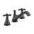 Delta Cassidy Venetian Bronze Finish Widespread Lavatory Low Arc Spout Bathroom Sink Faucet INCLUDES Two Cross Handles and Matching Metal Pop-Up Drain D1312V