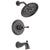 Delta Cassidy Collection Venetian Bronze Monitor 14 Tub and Shower Faucet Combination INCLUDES Single Lever Handle and Rough-Valve with Stops D1474V