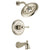 Delta Cassidy Collection Polished Nickel Monitor 14 Tub and Shower Faucet Combination INCLUDES Single Lever Handle and Rough-Valve with Stops D1480V