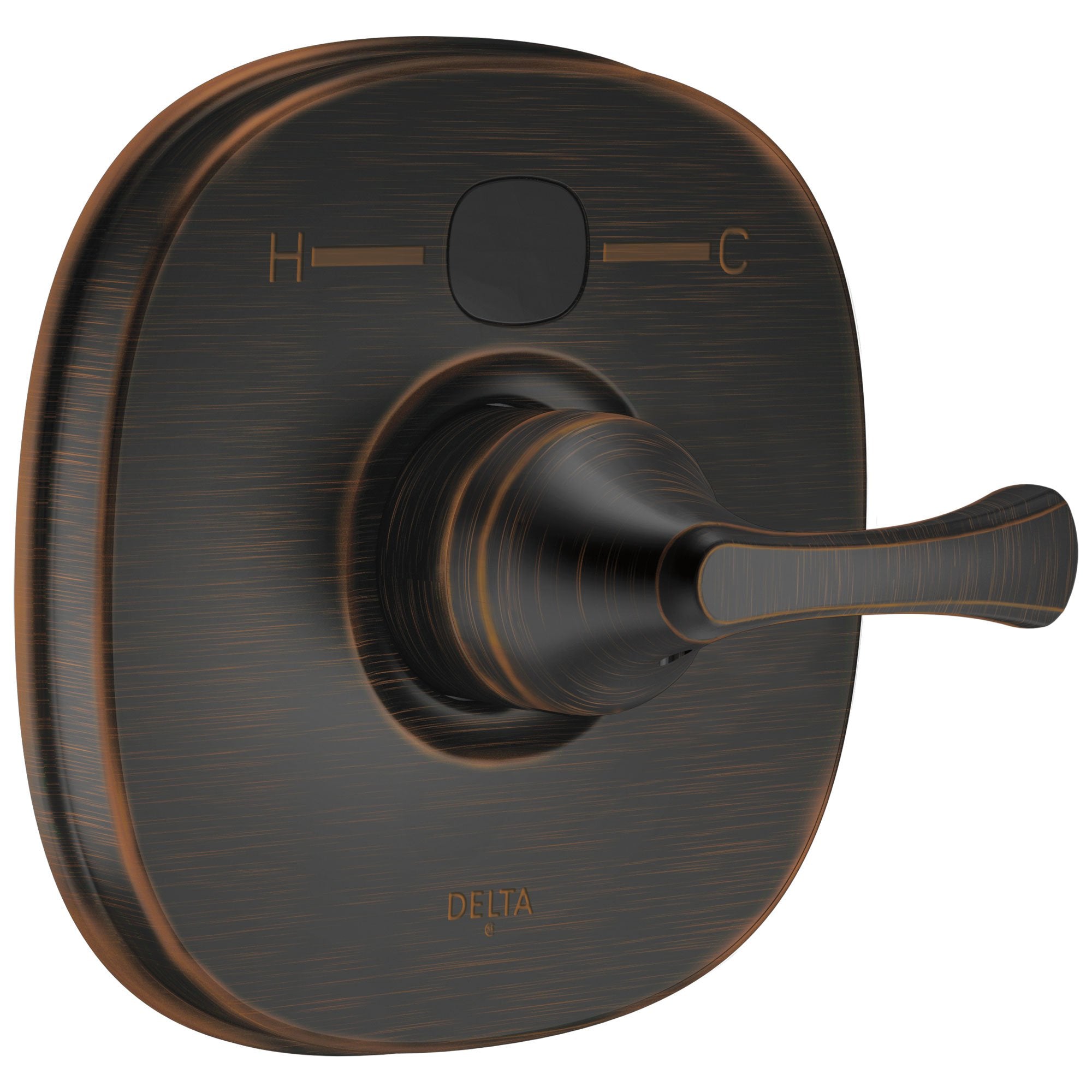 Delta Venetian Bronze Addison Collection Transitional 14 Series Digital Display Temp2O Shower Valve Control INCLUDES Single Handle and Valve without Stops D1620V