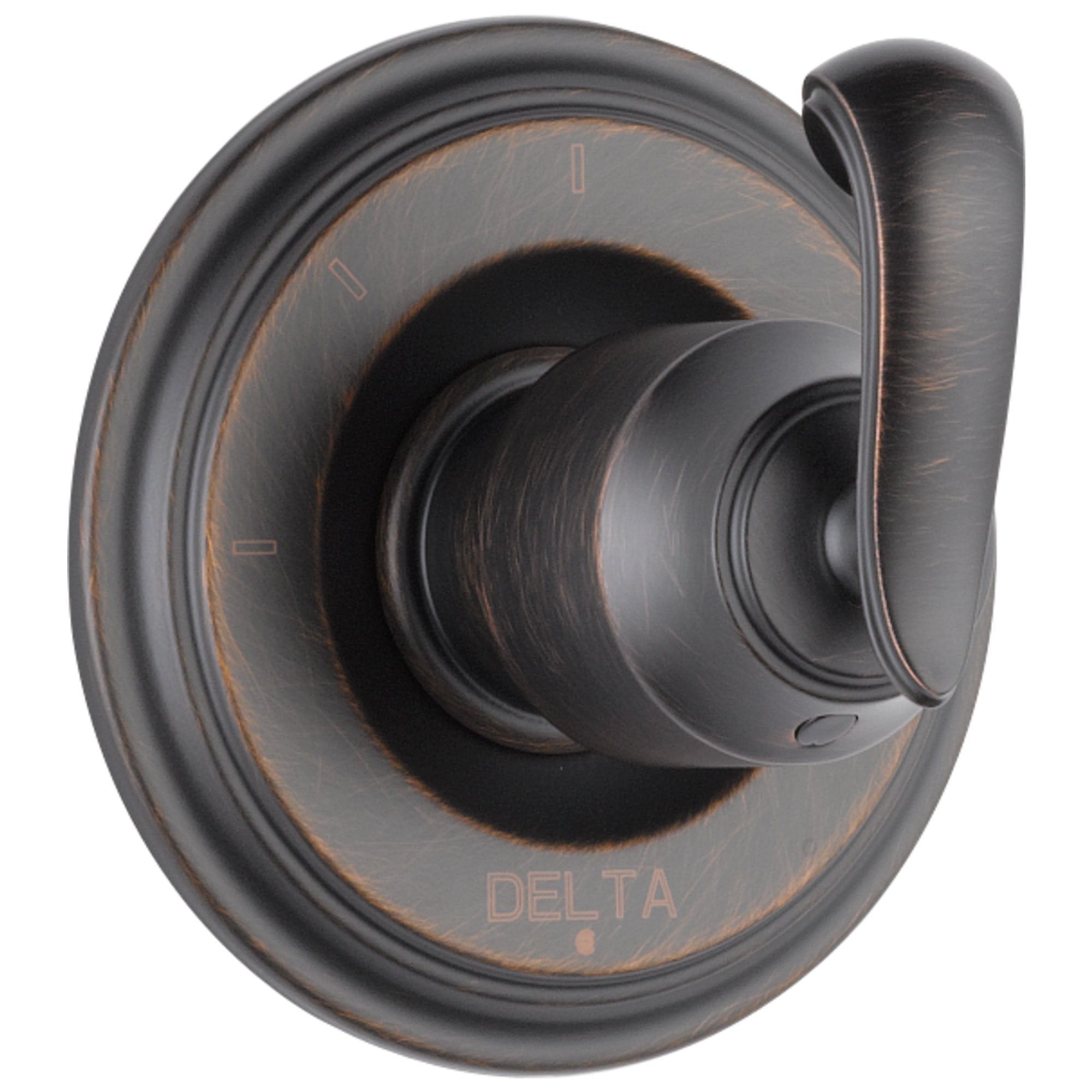 Delta Cassidy Collection Venetian Bronze Finish 3-Setting 2-Port Shower Diverter INCLUDES Single French Curve Lever Handle and Rough-in Valve D1698V
