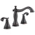 Delta Cassidy Collection Venetian Bronze Traditional Widespread Lavatory Bathroom Sink Faucet INCLUDES Two French Scroll Lever Handles and Metal Pop-Up Drain D1776V