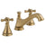 Delta Cassidy Collection Champagne Bronze Traditional Low Spout Widespread Bathroom Sink Faucet INCLUDES Two Cross Handles and Drain D1801V