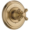 Delta Cassidy Collection Champagne Bronze Monitor 14 Series Shower Valve Control Only INCLUDES Single Cross Handle and Rough-in Valve without Stops D1865V