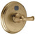 Delta Champagne Bronze Finish Cassidy 14 Series Temp2O Shower Faucet Valve Control Only Includes Single French Curve Lever Handle and Valve without Stops D1885V